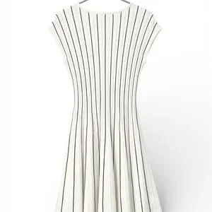 Dkny Dresses Dkny Black White Vertical Stripe Midi Dress Sleeveless dkny-dresses-dkny-black-white-vertical-stripe-midi-dress-sleeveless